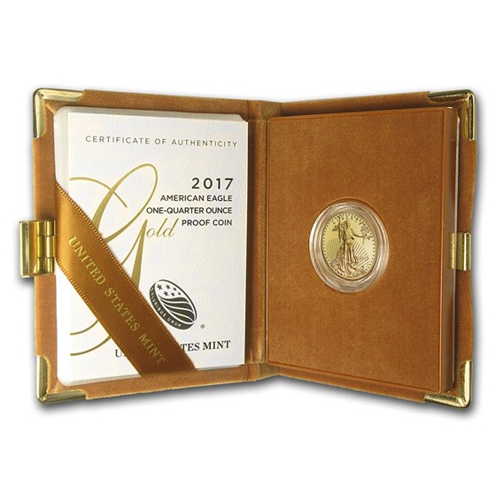 2017-W 1/4 oz Proof Gold American Eagle (w/Box & COA) 2017-W 1/4 oz Proof Gold American Eagle (w/Box & COA)